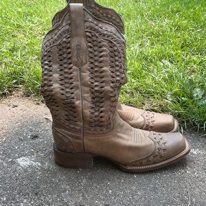 Corral leather glitter boots
